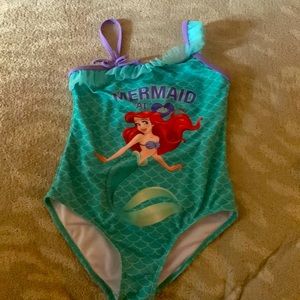 Little mermaid kids swimsuit size: 7/8 Brand: Disney princess